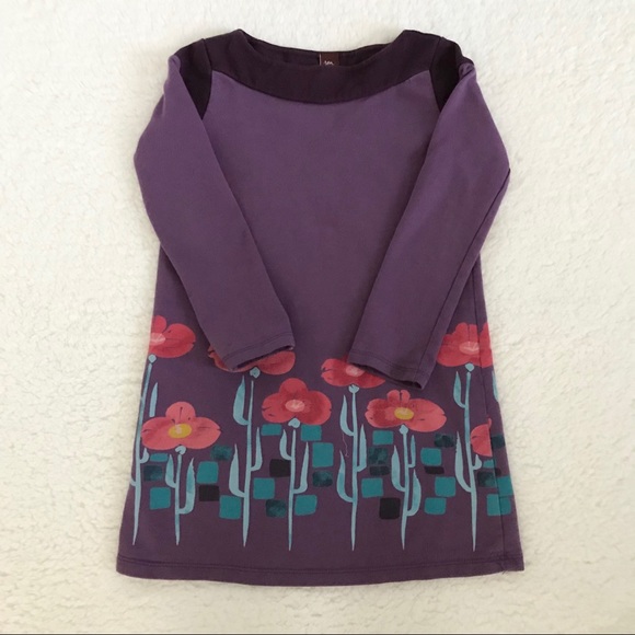Tea Other - Tea Purple Floral Dress